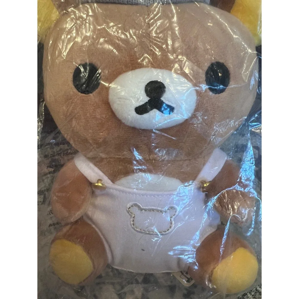 San-X Rilakumma In White Overalls Plush 9